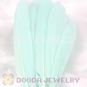 Turquoise Red Goose Satinette Wing Feather Hair Extensions Wholesale