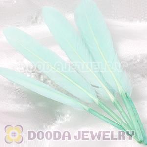 Turquoise Goose Satinette Wing Feather Hair Extensions Wholesale