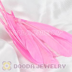 Pink Red Goose Satinette Wing Feather Hair Extensions Wholesale