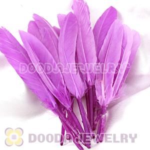 Fuschia Goose Satinette Wing Feather Hair Extensions Wholesale