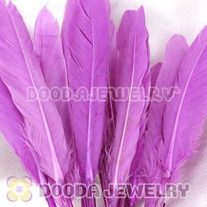 Fuschia Goose Satinette Wing Feather Hair Extensions Wholesale