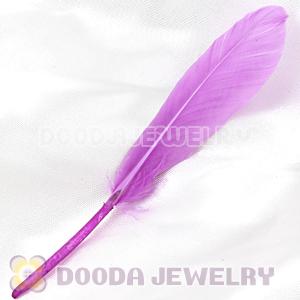 Fuschia Goose Satinette Wing Feather Hair Extensions Wholesale