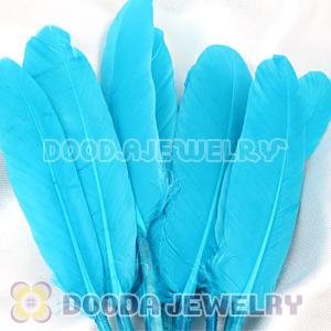 Royal Blue Red Goose Satinette Wing Feather Hair Extensions Wholesale