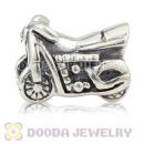 Antique 925 Sterling Silver Motorbicycle Charm Beads