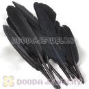 Black Goose Satinette Wing Feather Hair Extensions Wholesale