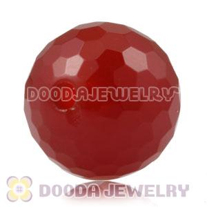 10mm Handmade Style Faceted Red Agate Beads Wholesale