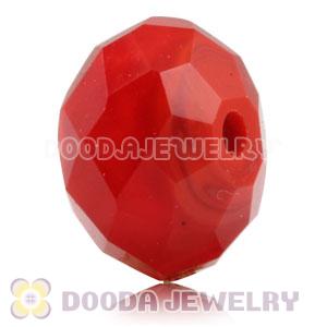 10mm Handmade Style Red Faceted Crystal Glass Beads Wholesale