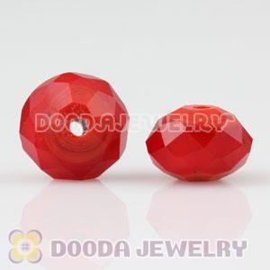 10mm Handmade Style Red Faceted Crystal Glass Beads Wholesale