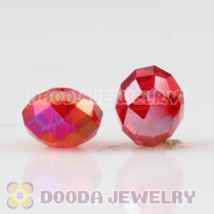 8mm Handmade Style Pink Faceted Crystal Glass Beads Wholesale