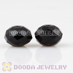 8mm Handmade Style Black Faceted Crystal Glass Beads Wholesale