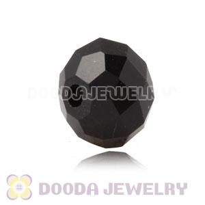 8mm Handmade Style Black Faceted Crystal Glass Beads Wholesale