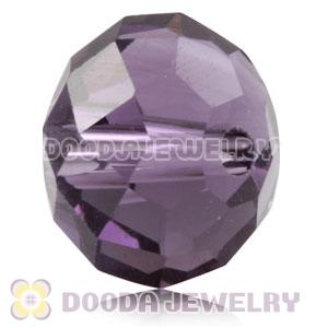 10mm Handmade Style Purple Faceted Crystal Glass Beads Wholesale