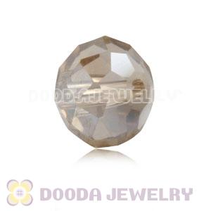 8mm Handmade Style Yellow Faceted Crystal Glass Beads Wholesale