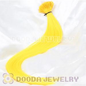 Fashion Yellow Synthetic Feather Extension Wholesale