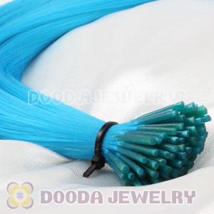 Fashion Cyan Synthetic Feather Extension Wholesale
