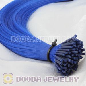 Fashion Blue Synthetic Feather Extension Wholesale
