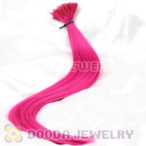 Fashion Magenta Synthetic Feather Extension Wholesale