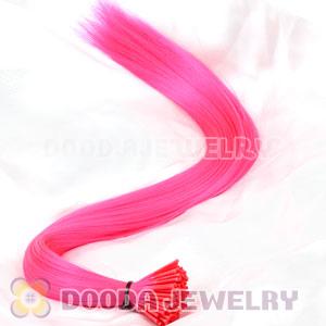 Fashion Fushia Synthetic Feather Extension Wholesale