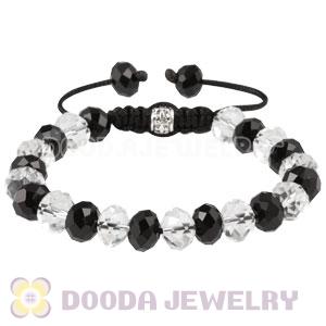 2011 Fashion Handmade Bracelets With Faceted Crystal Glass Bead