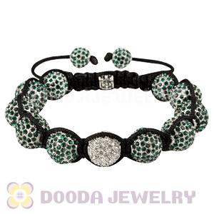 Navy Disco Ball Bead Fashion Alloy Crystal Bracelets Wholesale