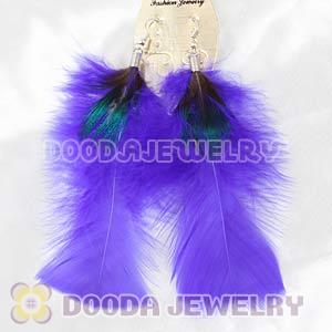 Cheap Blue Bohemia Feather Earrings Forever 21 Wholesale