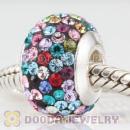 Sterling Silver Austrian crystal Beads with Thread Core 925 stamped