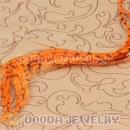 Orange Striped Ostrich Plumes Trim Feather Hair Extensions Wholesale