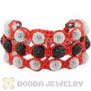 Fashion TresorBeads Bracelets With Pave Czech Crystal and Hematite Beads