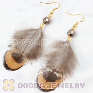 Cheap Grizzly Crystal Feather Earrings Forever 21 Wholesale
