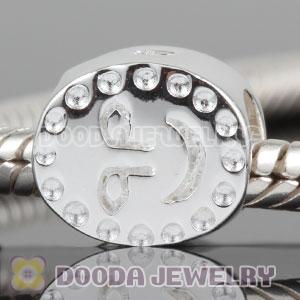 Solid Sterling Silver Charm Jewelry Smiling Beads and Charms