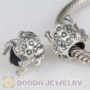 Sterling Silver Frog Charm Beads fit European Largehole Jewelry Bracelet