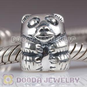 S925 Sterling Silver Pandas Beads Animal charms