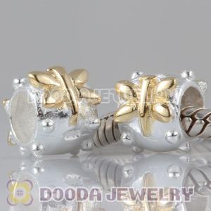 Gold Plated dragonfly European Style 925 Silver Beads and Charms