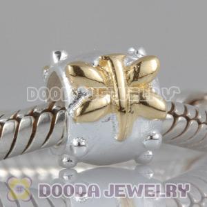 Gold Plated dragonfly European Style 925 Silver Beads and Charms