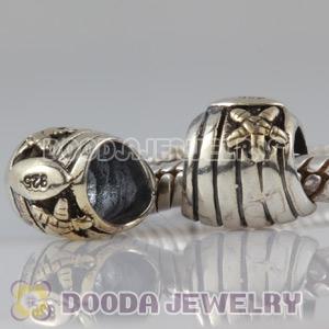 Gold Plated Starfish European Style 925 Silver Shell Beads