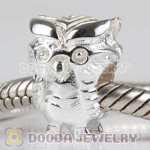 925 Solid Sterling Silver European Style Owl Charms