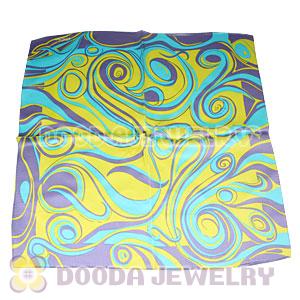 Printed Silk Scarf 50X50cm Small Square Satin Pure Silk Scarves Wholesale