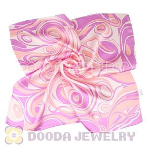 Printed Silk Scarf 50X50cm Small Square Satin Pure Silk Scarves Wholesale