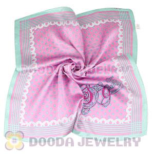 Printed Silk Scarf 50X50cm Small Square Satin Pure Silk Scarves Wholesale