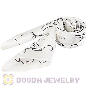 Printed Silk Scarf 50X50cm Small Square Satin Pure Silk Scarves Wholesale