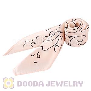 Printed Silk Scarf 50X50cm Small Square Satin Pure Silk Scarves Wholesale