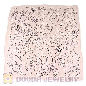 Printed Silk Scarf 50X50cm Small Square Satin Pure Silk Scarves Wholesale