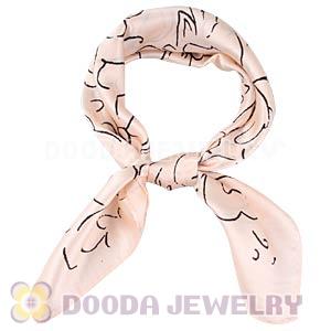 Printed Silk Scarf 50X50cm Small Square Satin Pure Silk Scarves Wholesale