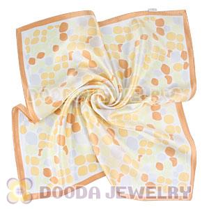 Printed Dot Silk Scarf 50X50cm Small Square Satin Pure Silk Scarves Wholesale