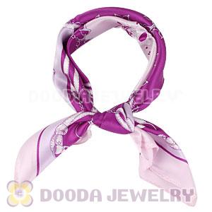 Printed Silk Scarf 50X50cm Small Square Satin Pure Silk Scarves Wholesale