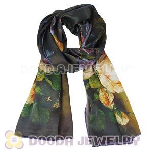 Cheap Designer Silk Scarves 170×50cm Long Oblong Silk Scarves Wholesale
