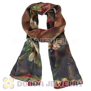 Cheap Designer Silk Scarves 170×50cm Long Oblong Silk Scarves Wholesale