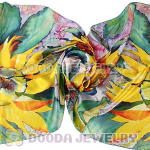 Cheap Designer Silk Scarves 170×50cm Long Oblong Silk Scarves Wholesale