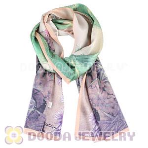 Cheap Designer Silk Scarves 170×50cm Long Oblong Silk Scarves Wholesale