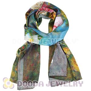 Cheap Designer Silk Scarves 170×50cm Long Oblong Silk Scarves Wholesale
